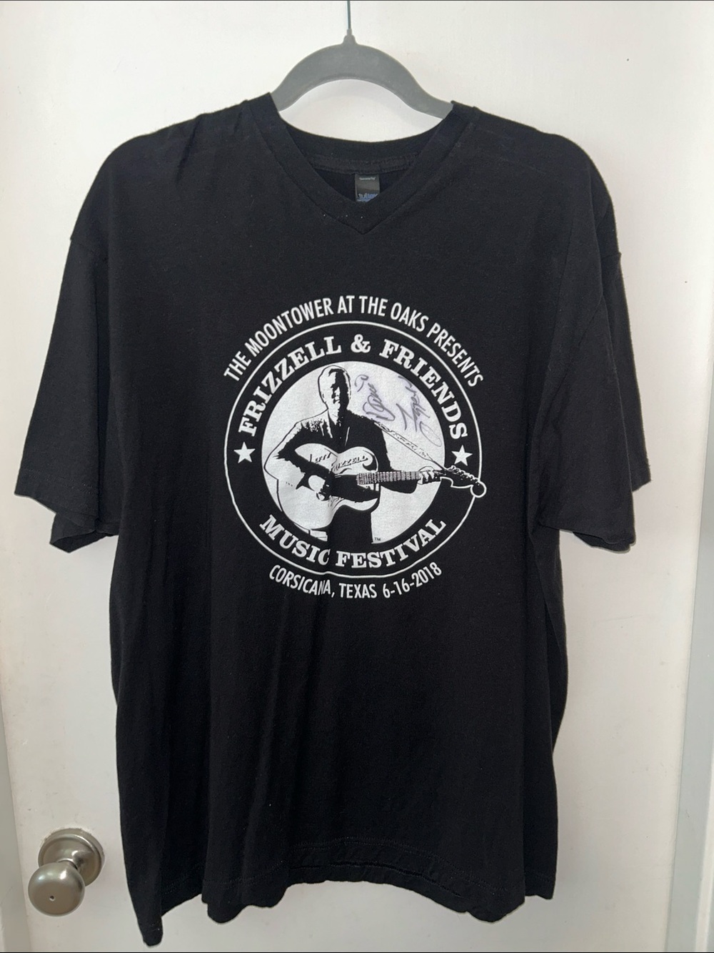 Vintage Frizzell & Friends Music Festival Tee Autographed by David Frizzell